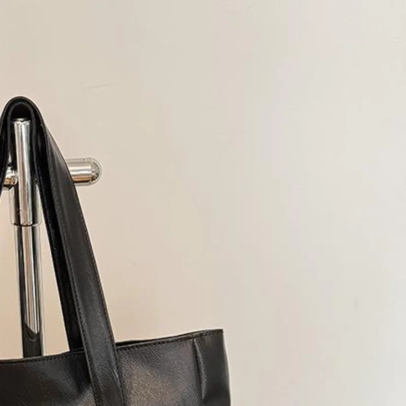 

Vintage Ladies Bag Large Capacity Handbag , Vintage Plain Shoulder Bag , Ladies Commuter Casual Handbag 1PC
