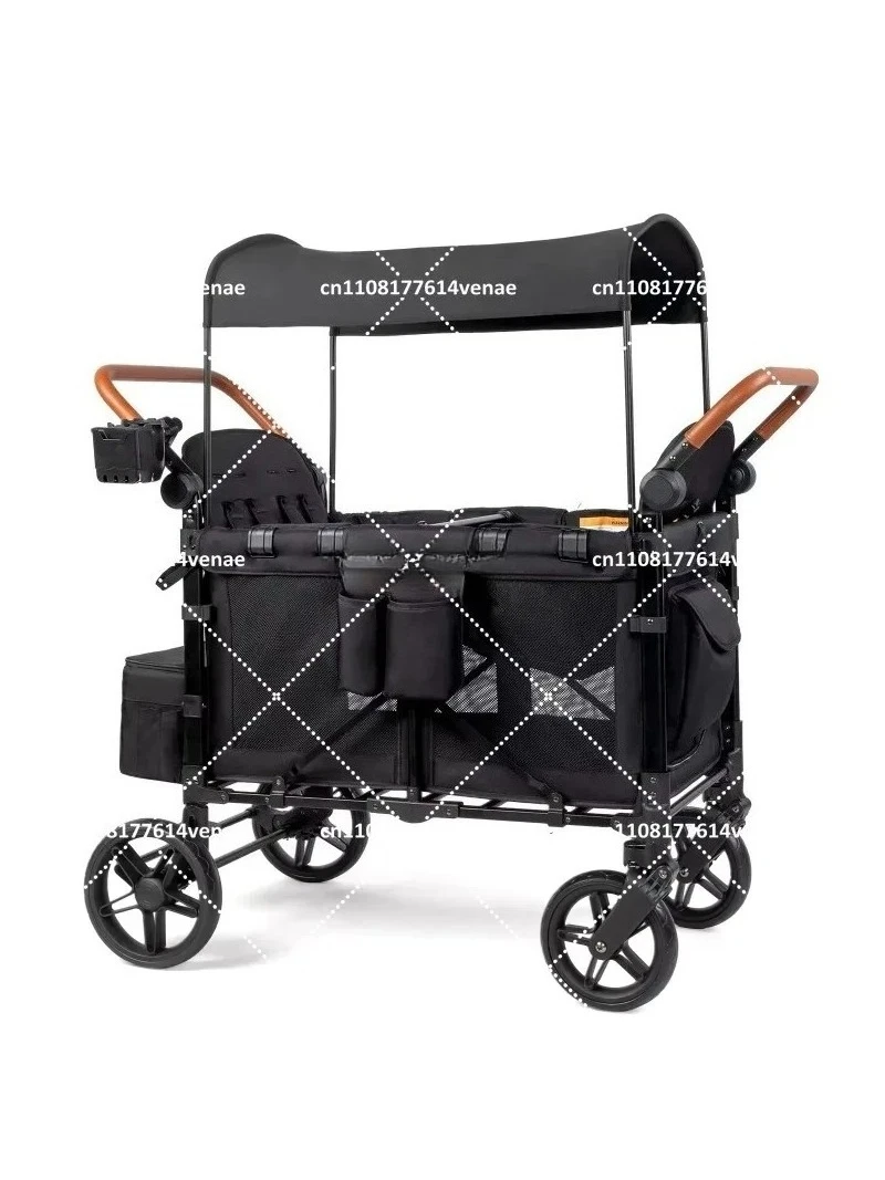 4 Campervans & 4 Outdoor Trolleys for Camping Travel