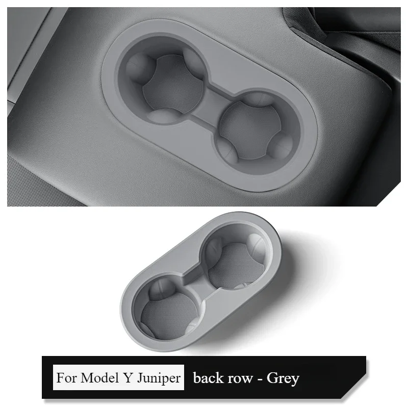 

Cup Holder for Tesla Model Y Juniper 2025 Center Console Storage Box Armrest Organiser Non-slip Insert Phone Holder Accessories