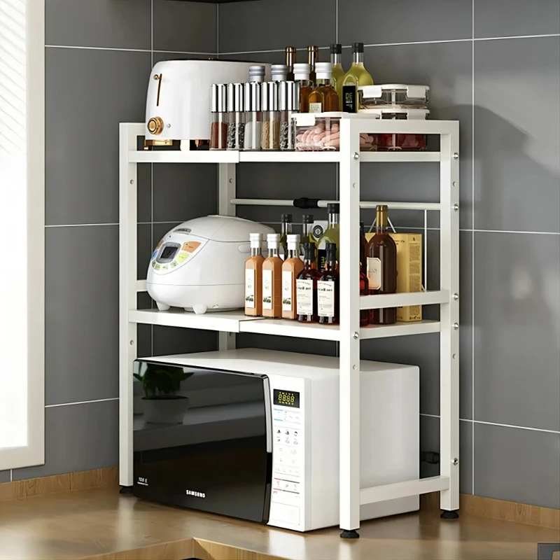 

Scalable Kitchen Multifunctional Storage Rack, Kitchen Countertop Oven Holder, Household Microwave Storage Rack