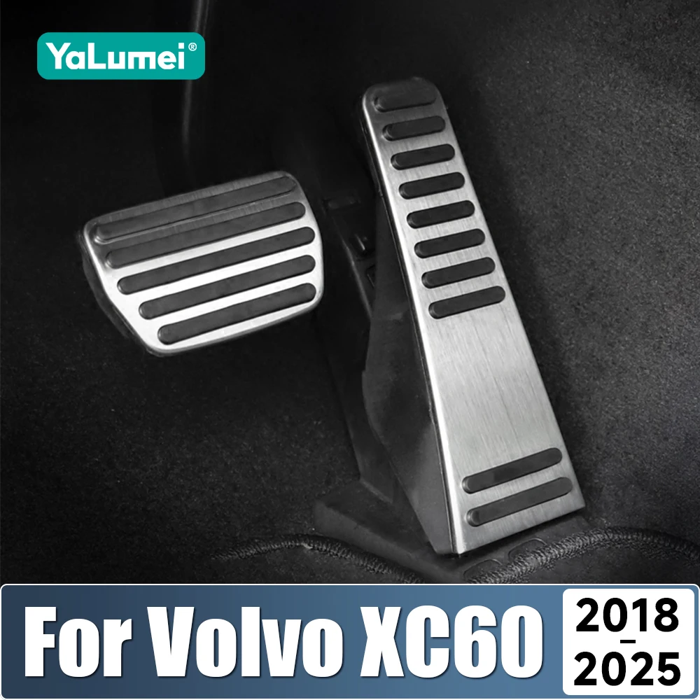 Für Volvo XC60 XC90 S90 V90 2018 2019 2020 2021 2022 2023 2024 2025 Auto Gaspedal Bremse Fußstütze Pedal Abdeckung Pad Zubehör
