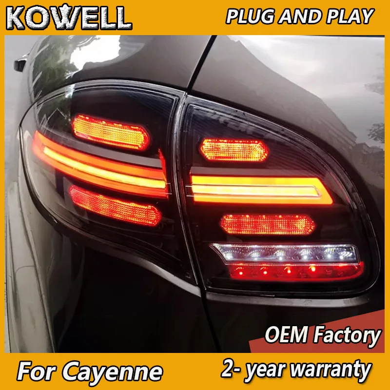 

Car Accessories for Porsche Cayenne Tail Lights 2011-2014 Cayenne Taillights Rear DRL Fog Brake Reversing Turn Signal