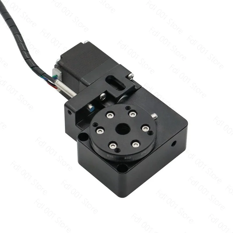 Micro Precision 28 Stepper Motor Driven Indexing Table For Optical Rotation High Accuracy Stage With Optional All-in-One Driver