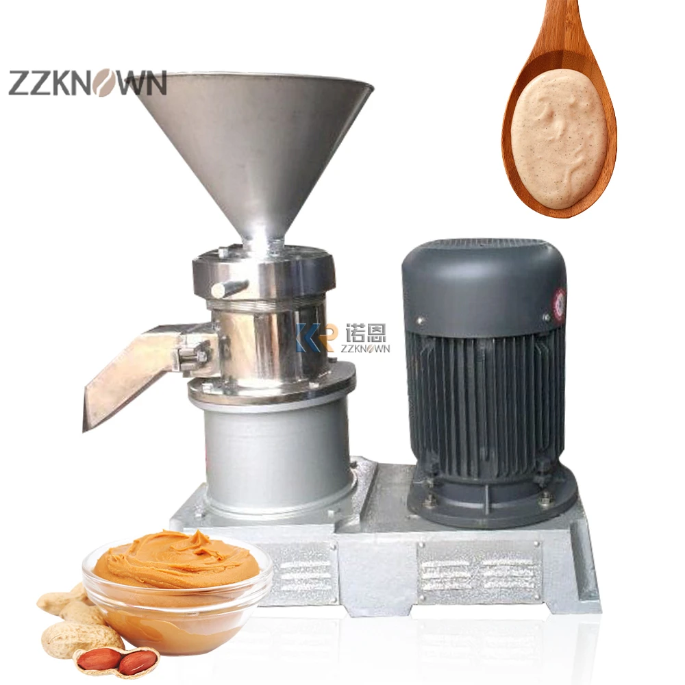 Colloid Mill Sauce Machine Butter Making Machine Peanut Grinder And Roaster Equipment Restaurant Industy Use Sesame Tahini