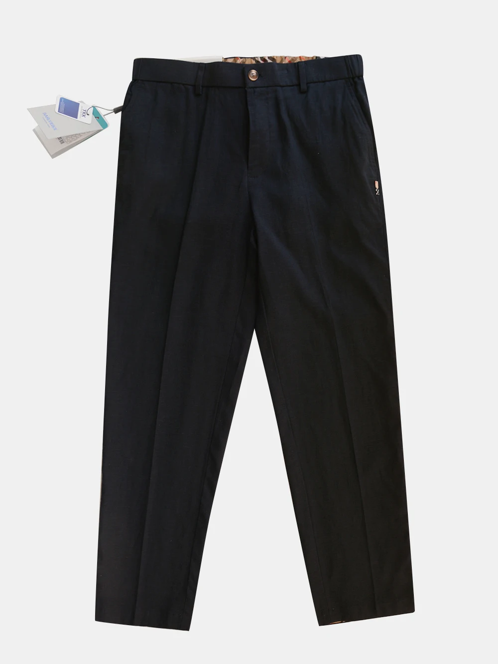 Heavyweight  Linen Men's Casual Pants Moisture Wicking Summer Business Commute High End Linen Long Trousers