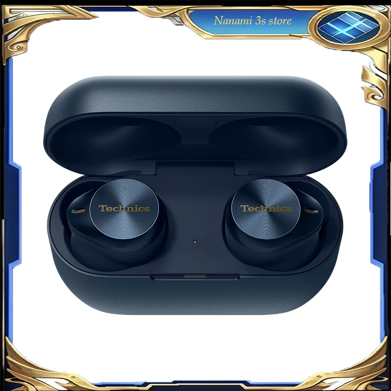 

Technics EAH-AZ80 True Wireless Bluetooth-наушники с шумоподавлением и активным шумоподавлением и беспроводной зарядкой QI