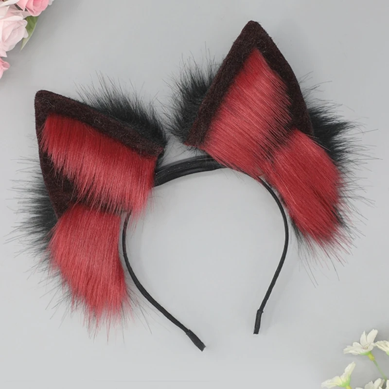 Bandeau oreilles chat mignon, oreilles dynamiques, Costume fête Cosplay chaton d'halloween 6XDA