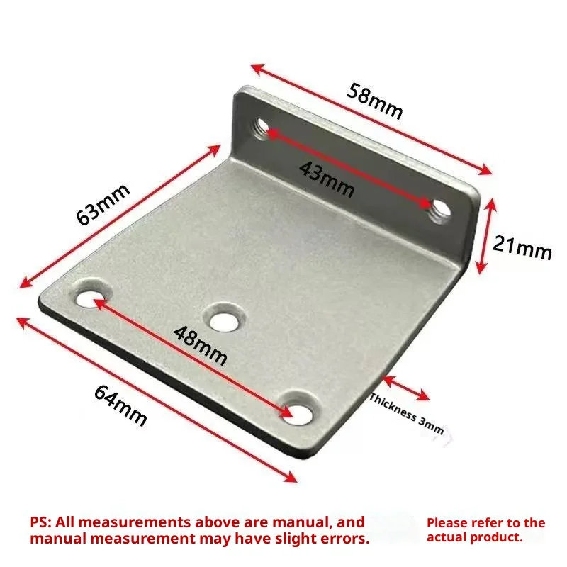 1PCS Reverse Door Closer Adapter Plate Accessorie Door Closer Parallel Plate Invisible Door Interior Exterior Opening Link Plate
