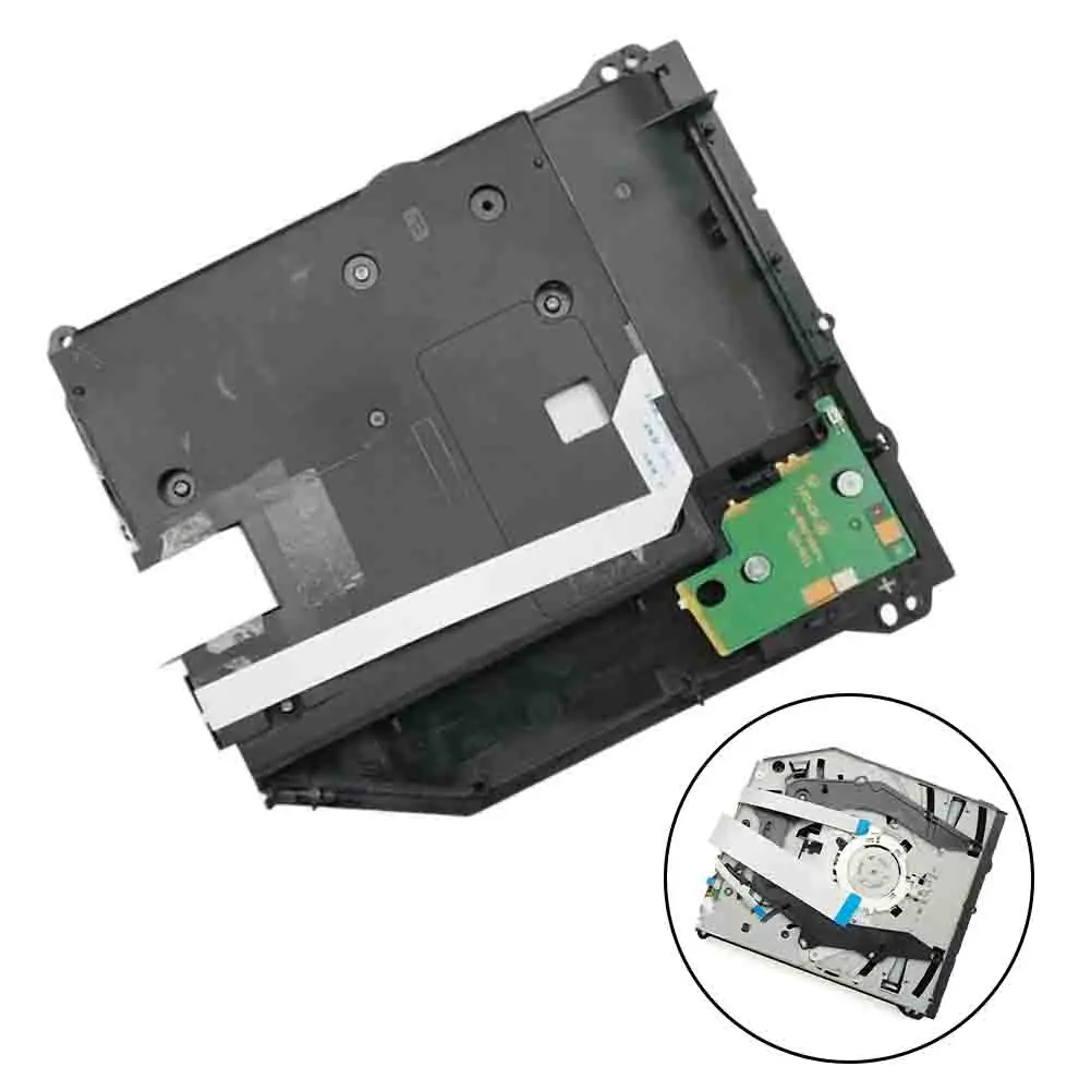 Black DVD Drive Replacement With Pre-installed PCB For PS4 CUH-1200 CUH-1215A Console Disc Reader Repair Part