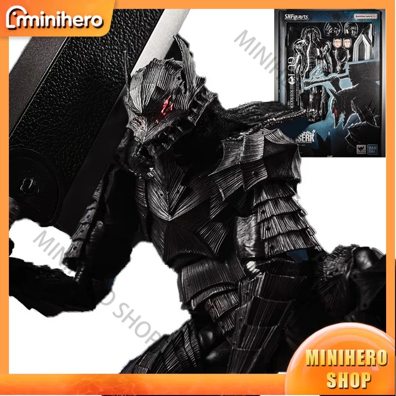 

В наличии: Оригинальная коллекционная фигурка Bandai SHF Guts Berserk Armor Heat Passion, аниме-модель из ПВХ, игрушка, декор для стола, подарок