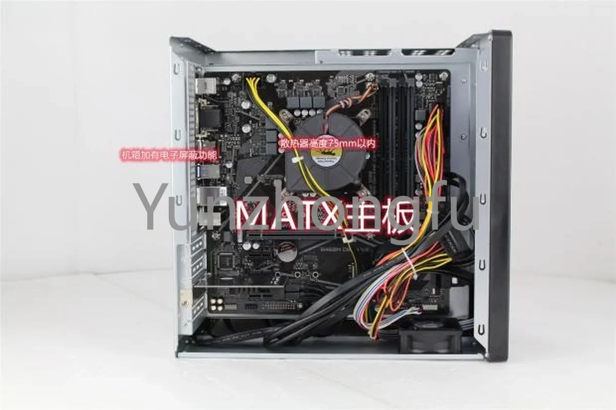 Support Matx Motherboard 2022 New Office Home Storage Hot-swap Server Chassis IPFS 8bays NAS Case 6GB Sata Backplane USB3.0