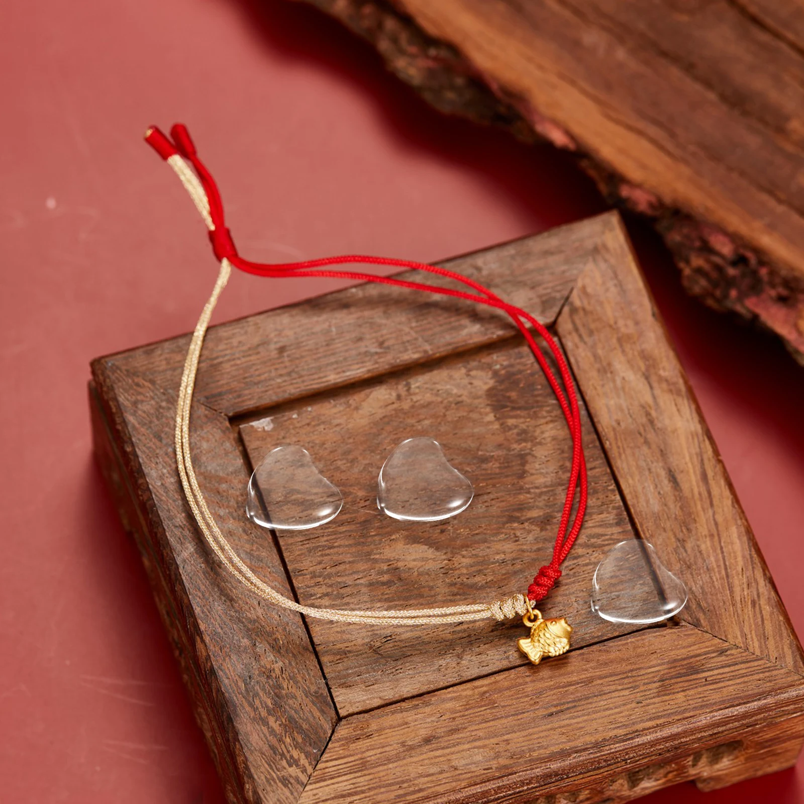 

200 Pcs Jewelry Heart-shaped Glass Patch Cabochon for Making Clear Dome Cabochons Transparent Pendant