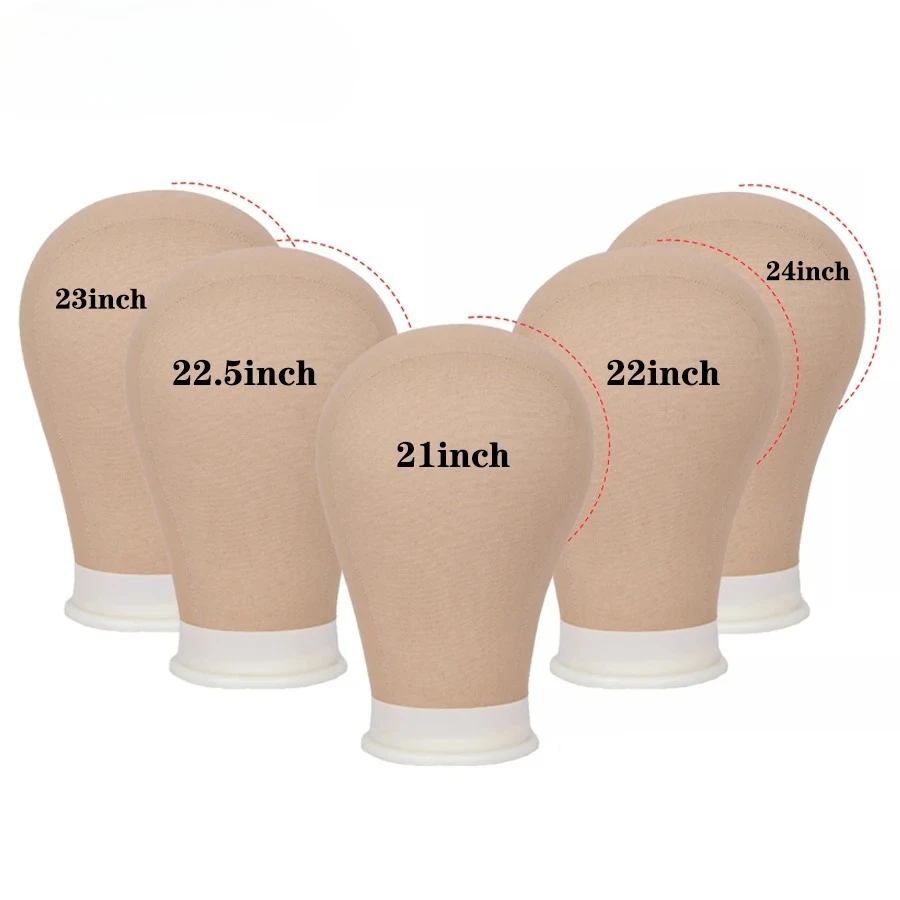 

21 "22" 22,5 "23" 24 дюйма холщовая голова для париков голова манекена с отверстием для изготовления париков прическа голова куклы модель голова парик дисплей