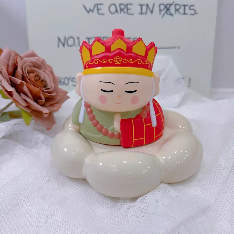 Oryginalne zabawki Anime Journey to the West Slow Rebound Kawaii Figurka akcji Gadżet antystresowy Figurki kolekcjonerskie Zabawki Prezenty