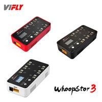 VIFLY WhoopStor 3 V3 6 Ports 1S LIPO Battery Charger Discharger Storage Function for FPV Tinywhoop 4.2V 4.35V BT2.0 PH2.0