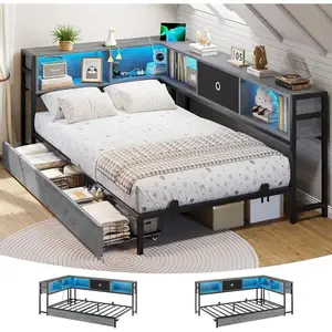 Queen corner bed frame deals