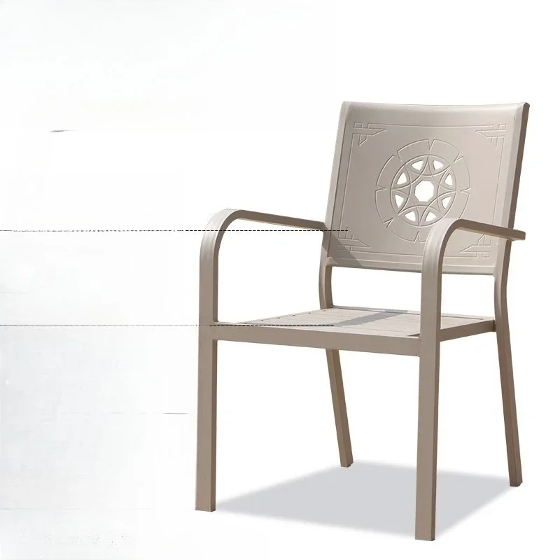 

Outdoor tables and chairs cast aluminum barbecue table household BBQ outdoor dual-purpose courtyard open-air garden dining