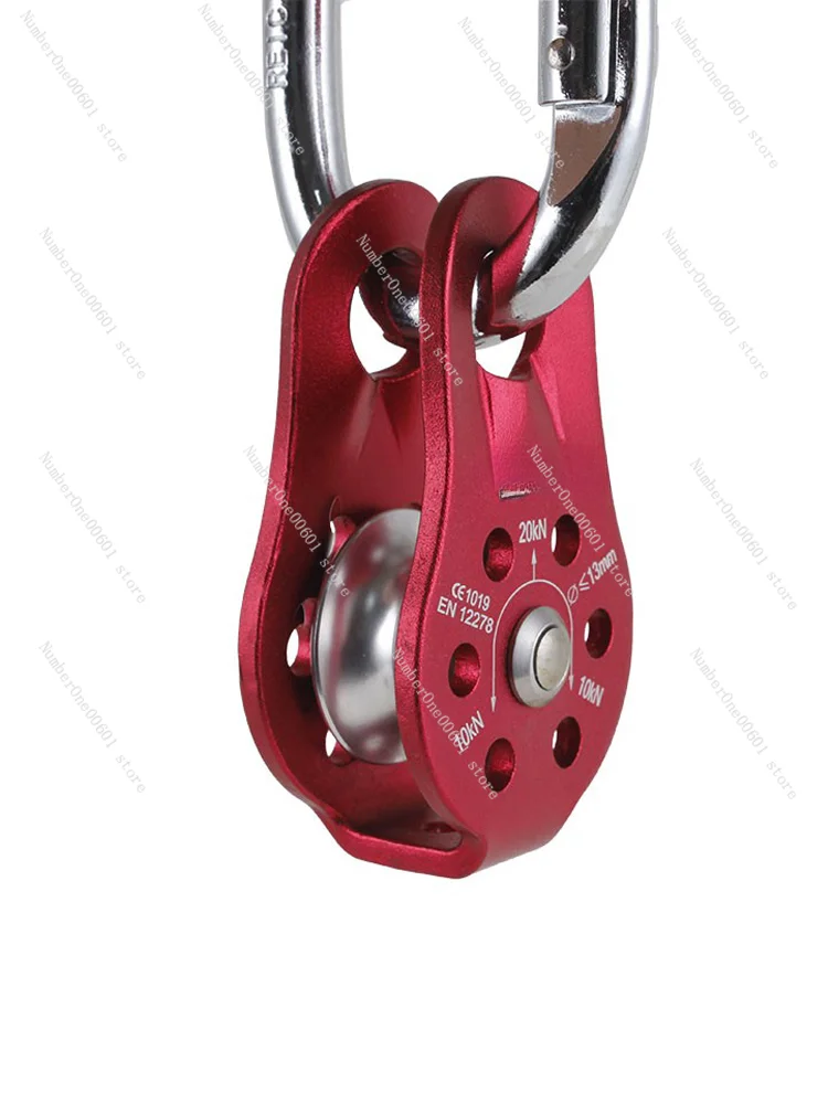 Light Transportation Small Pulley Outdoor Lifting Equipment for Long-distance Crossing of Stainless Steel Bearing Wheels