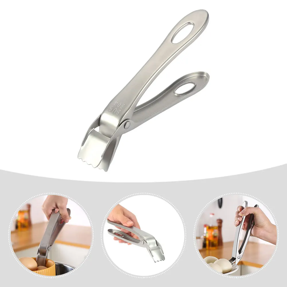 

Stainless Steel Bowl Gripper Anti-Scald Dish Non-Slip Plate Lifter Oven Pot Tray Clamp Kitchen Tool Heat Insulation Gripper
