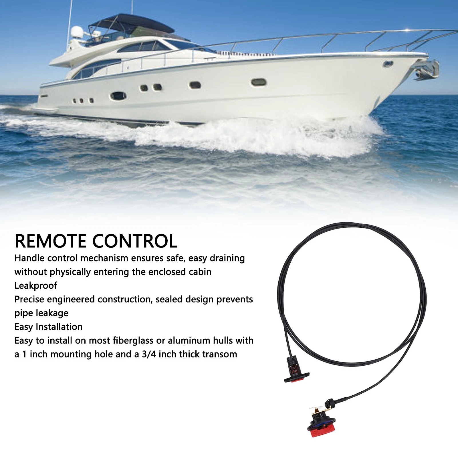 قابس التصريف عن بعد للقوارب 9.8FT المطاط مانعة للتسرب استنزاف التوصيل نظام الختم لاستبدال قارب قابس التصريف نظام الختم