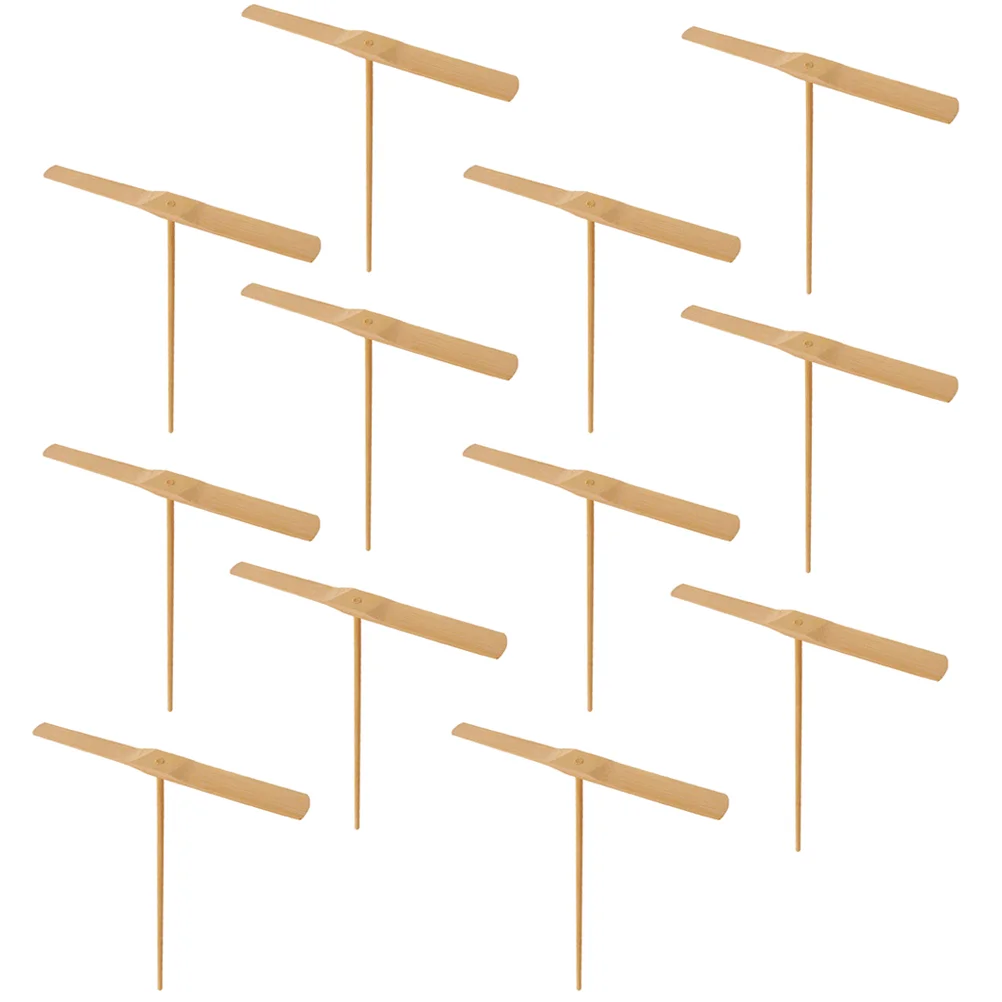 20-teiliges Bambus-Libellen-Interaktives fliegendes Spielzeug für den Außenbereich, Zugdraht, lustiges Handreiben, Überwurf, Fangen für Kinder