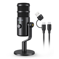 MAONO PD100U Dynamic USB Microphone With Type-c Connector For Phone Compute Metall Mic For Recording Streaming Gaming