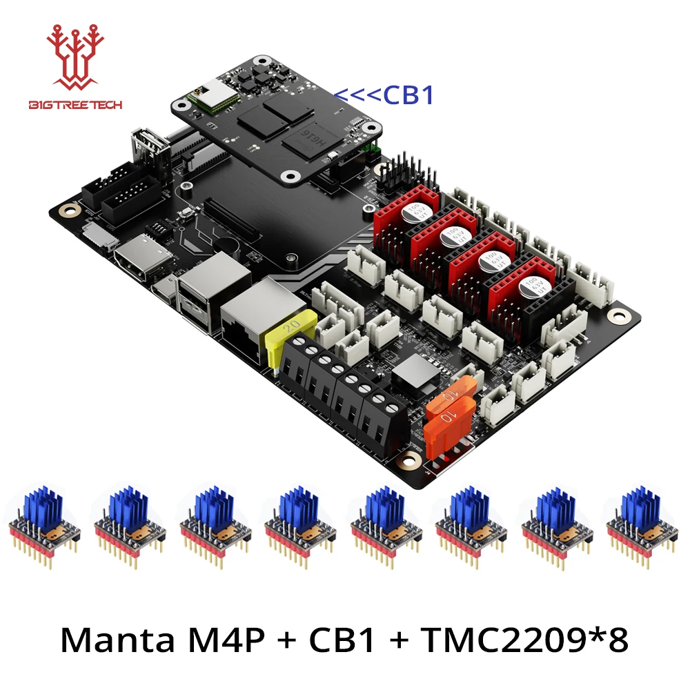 BIGTREETECH Manta M4P M5P M8P Moederbord 32bit voor Klipper Raspberry Voron Ender 3 Stealthy Hi-Speed Oplossing 3D Printer onderdelen