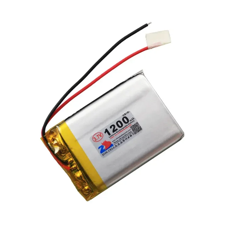 In de kern 1200mAh 603448   Draadloze draadloze telefoonleesmachine 3,7 V lithium-polymeerbatterij 603450   Oplaadbare Li-ion cel