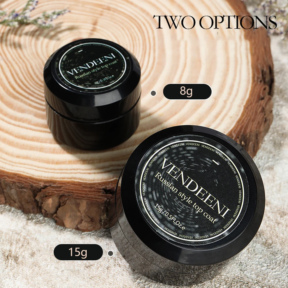 벤디니 셀프 레벨링 효과 탑코트 기능 젤 네일 폴리쉬 UV LED 강화 매니큐어 래커 네일 아트 디자인용