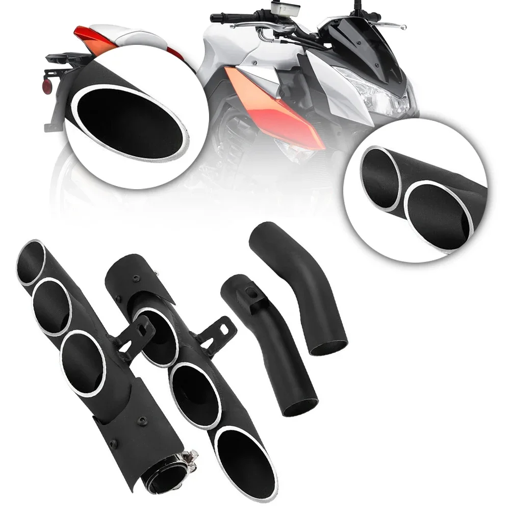 

2026alone Hot Sale Very Durable Motorcycle Exhaust Muffler Middle Pipe Link Connect Tupe for Kawasaki Z1000 2010- 2015 2016