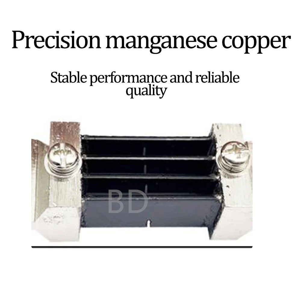 Tipo do FL-2B Resistor externo atual do shunt do cobre, manganin econômico, C.C., 10A, 15A, 20A, 30A, 40A, 50A, 75mA, 1PC