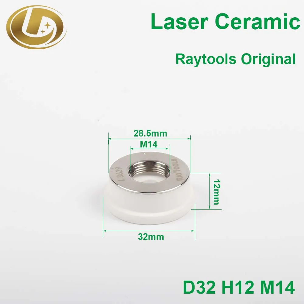 Original Raytools Fiber Laser Ceramic Dia.32mm M14 Nozzle Holder 120274100B For BT240S BM109 BM111 BM114S