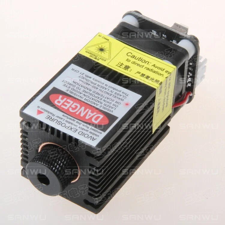 module-laser-pour-machine-de-gravure-industrielle-445nm-23w-mise-au-point-reglable-controle-ttl-pwm-fb03