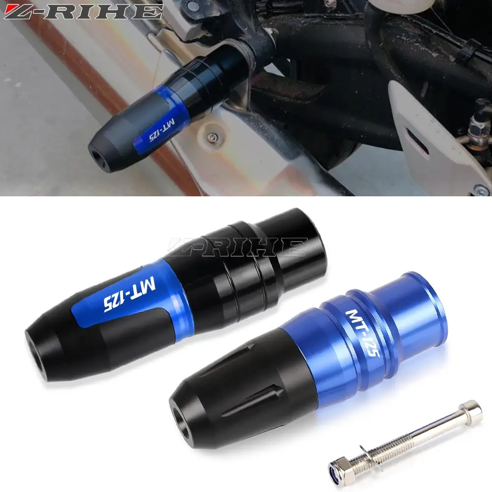 

MT125 Motorcycle For YAMAHA MT 125 MT-125 2020 2021 2022 Exhaust Frame Sliders Crash Pad Falling Protector Motorbike accessories