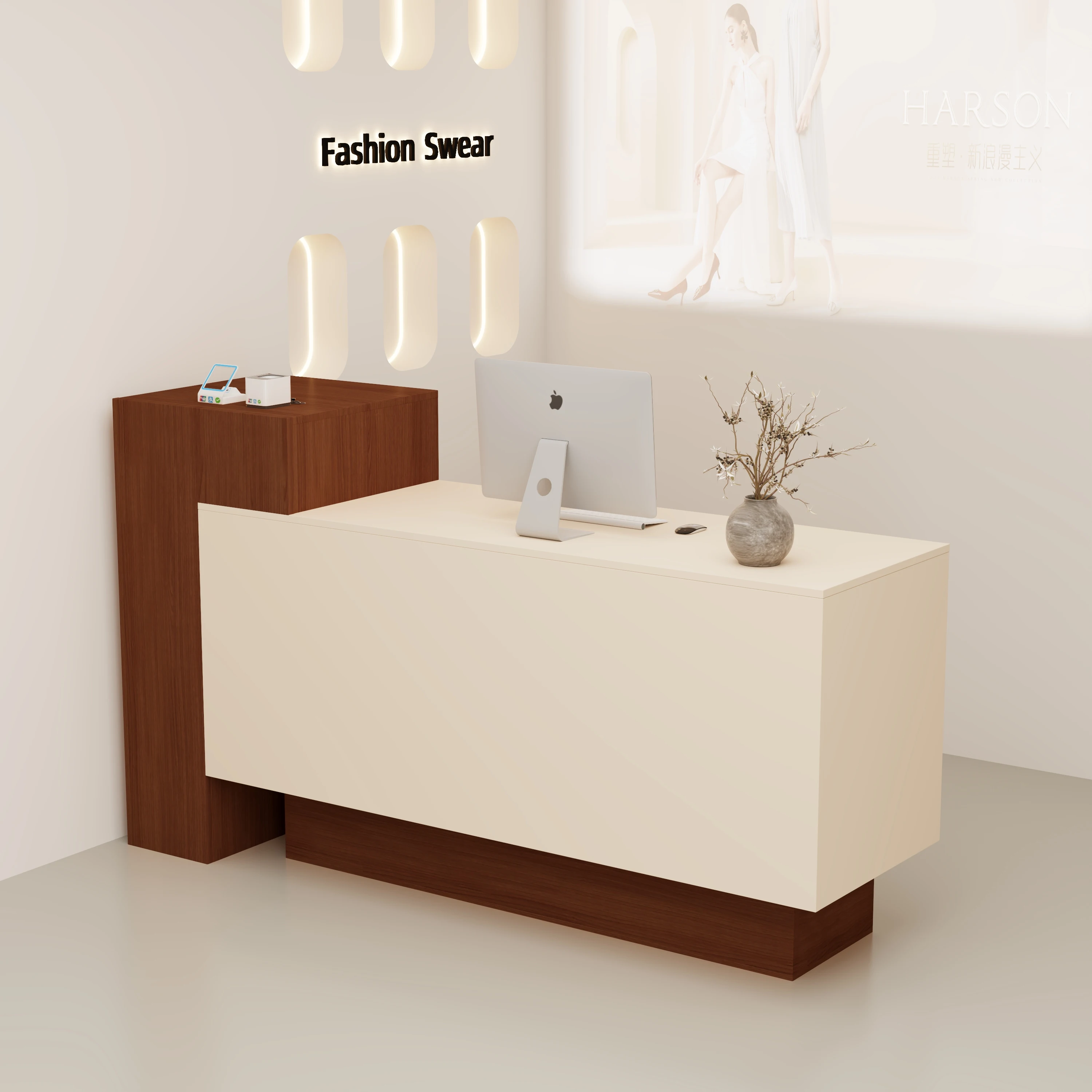 Meja Resepsionis Klasik Mewah Nordic Dekorasi Sederhana Unik Meja Bar Perabot Kantor Escritorios De Oficina Modern Elegan