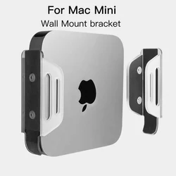 Wall Bracket Stand For Apple Mac Mini 2012-2023 M2 M1 Back Mounted Bottom Bracket Accessories Under Desktop Bottom Rack