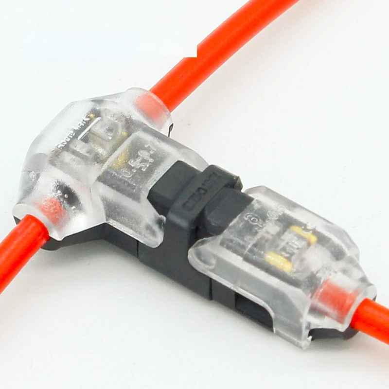 5 szt. Złącza kablowe zaciski zaciskane Scotch Lock szybkie łączenie elektryczne samochodowe sprzęt audio 24-18AWG zestaw zestaw narzędzi