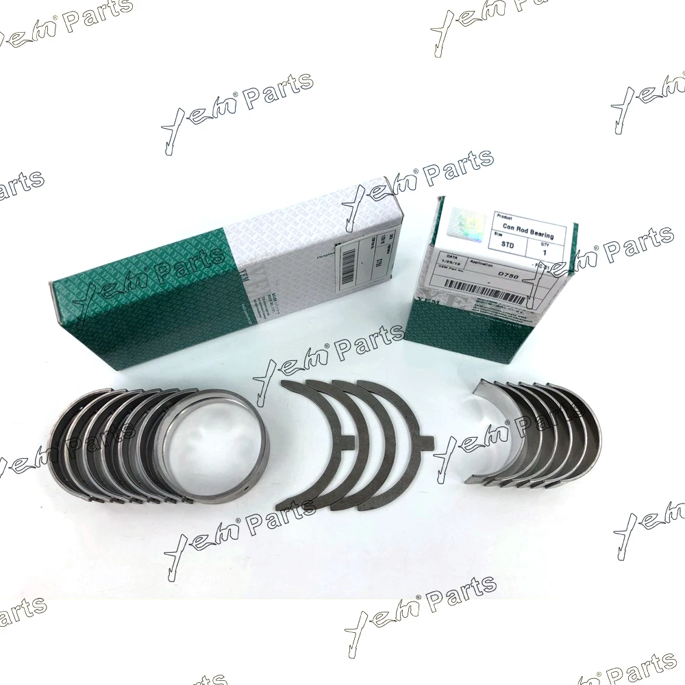 

For Kubota engine parts D750 main bearing + con rod bearing + thrust washer