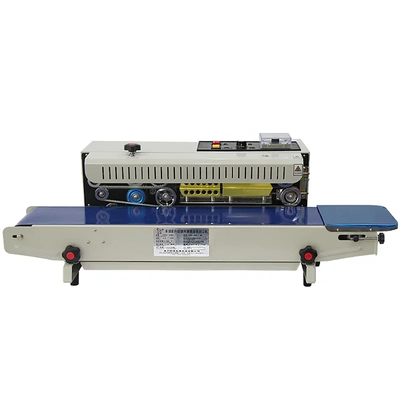 FR-900 Plastic Bag Soild Ink Continuous Band Sealer Sealing Machine Expanded Food Band Sealer price