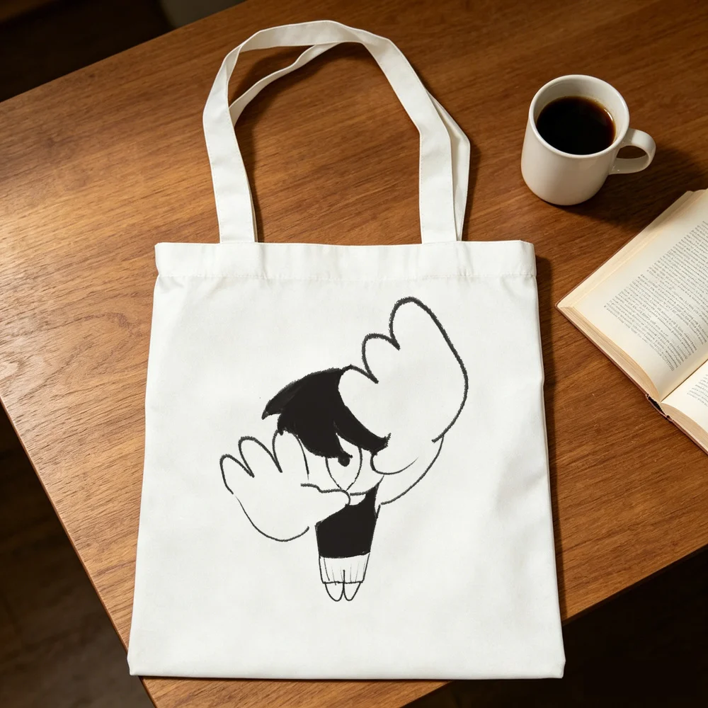 Omori tote bag torba na zakupy y2k shoulder  foldable personnalisable woman