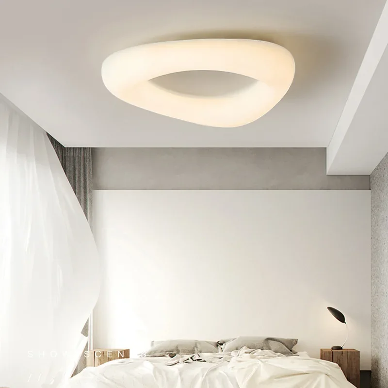 Modern Minimalist Ceiling Lamp Bedroom Led chandelier Acrylic White Cloud Pendant lamp Nordic Dining Room Study Lighting Fixture