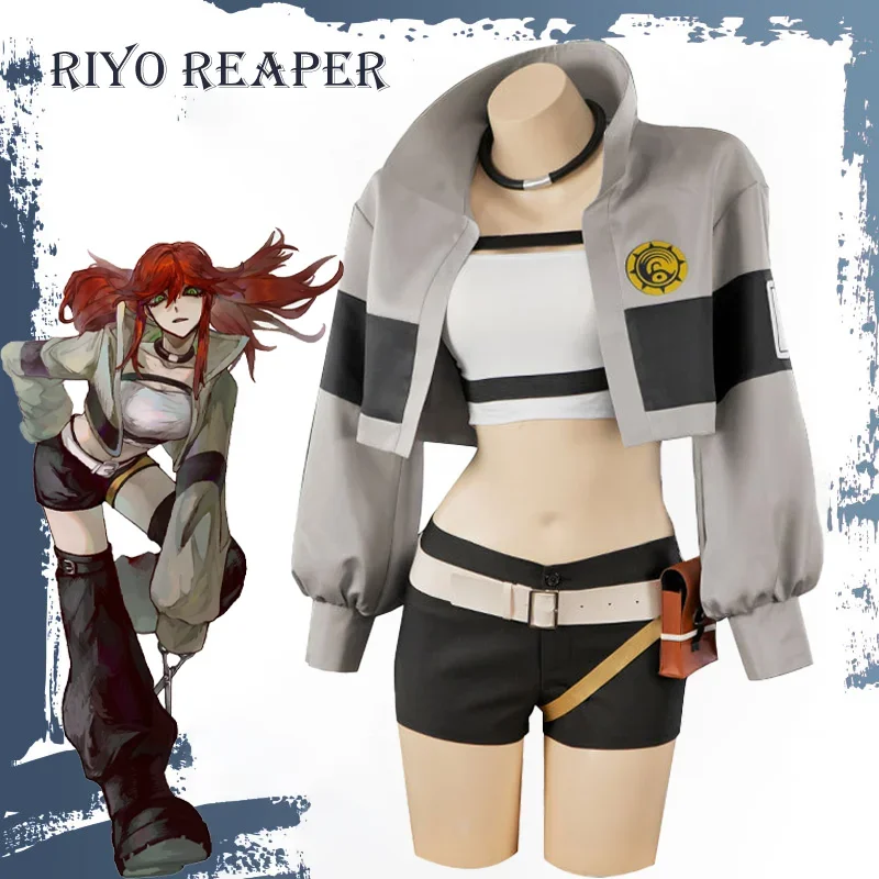 

CosplayAnime Gachiakuta Riyo Reaper Cosplay Costume Carnival Outfit Accessories Comic Con Role Play Uniform Suit Women Christmas