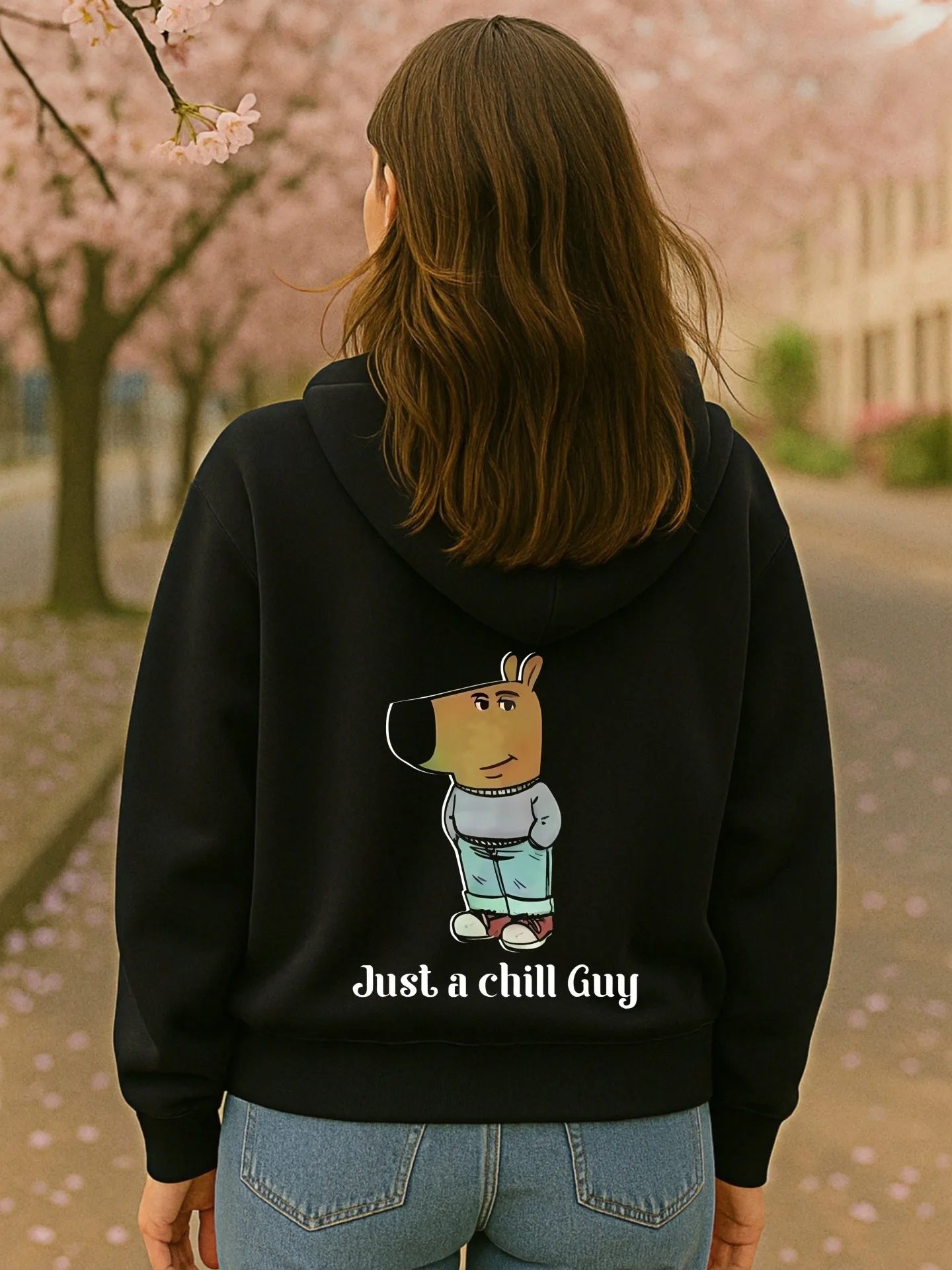 Sudadera con capucha gráfica para mujer, estampado de dibujos animados, estética informal, tela suave, uso diario informal, para adolescentes