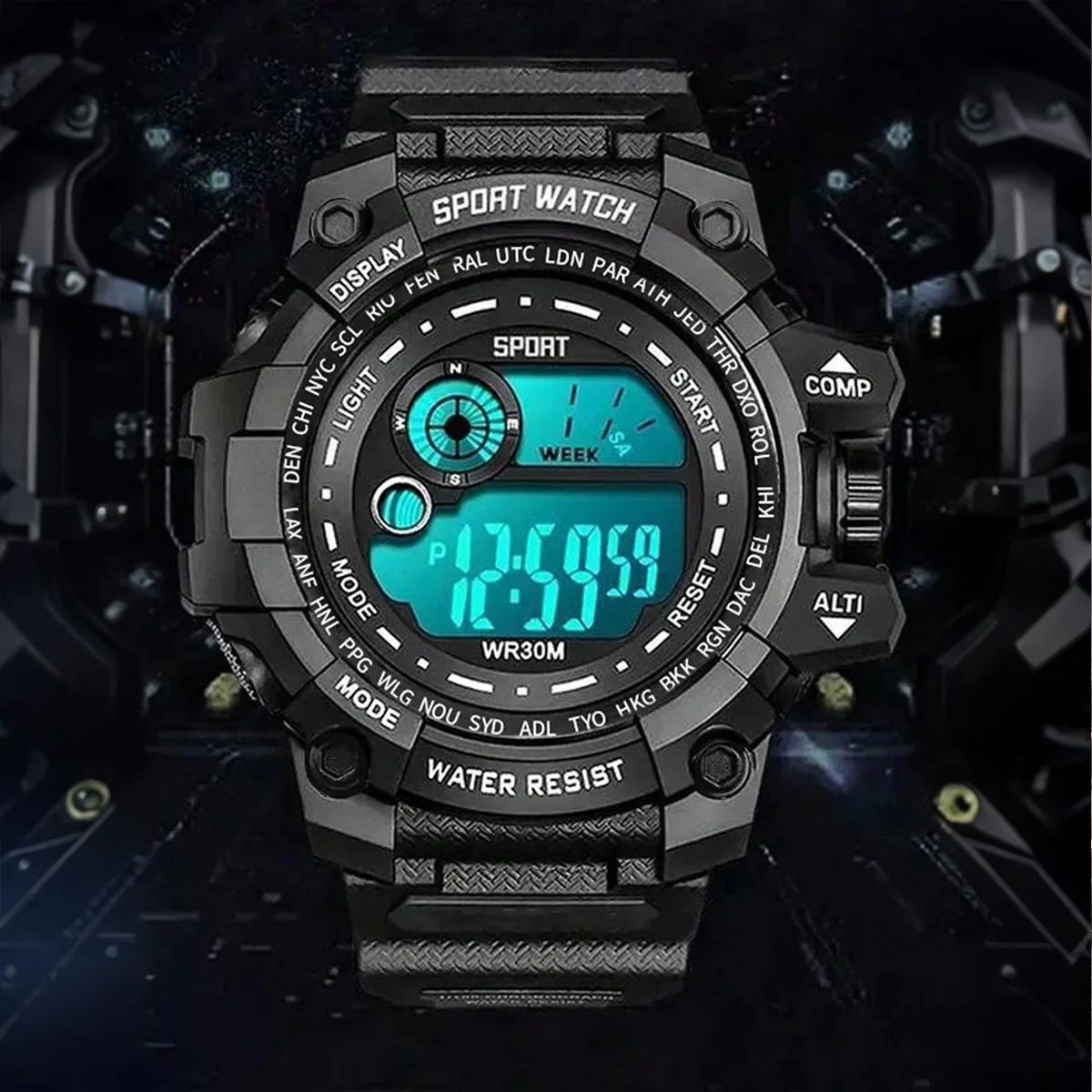 New Men LED Digital Watches Luminous Fashion Sport Waterproof Watches For Man Date Army Military Clock Relogio Masculino image 5