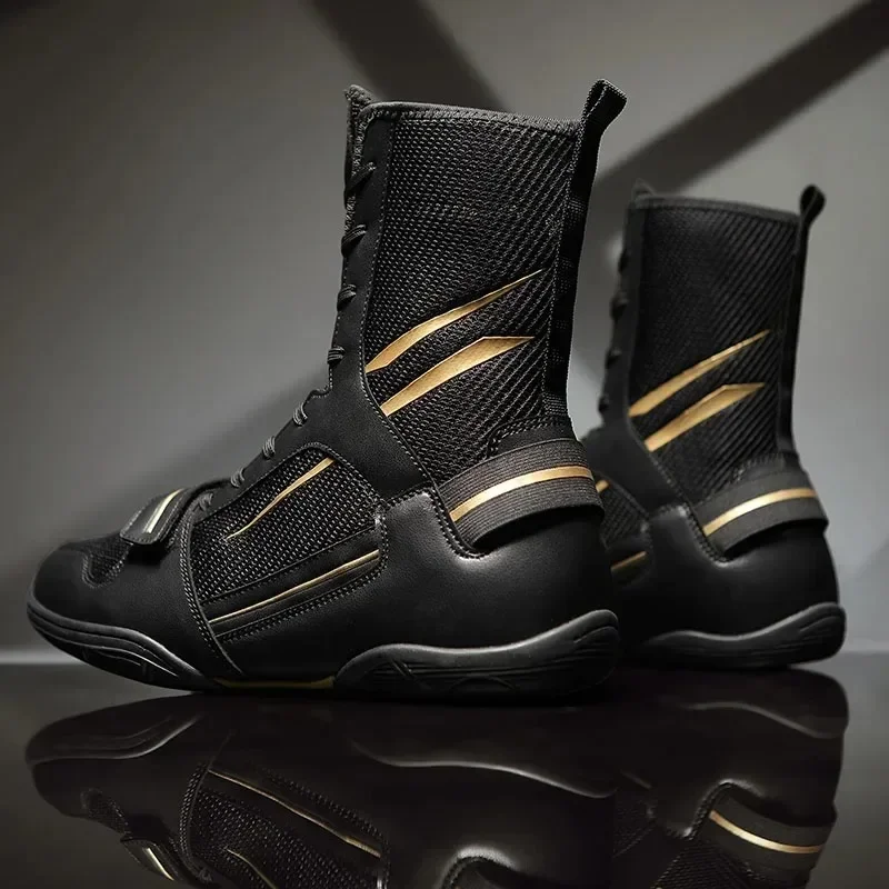 

New Arrival Wrestling Boots Men Women Top Quality Boxing Shoes Unisex Black White Sport Shoe Couples Designer Fighting Shoe