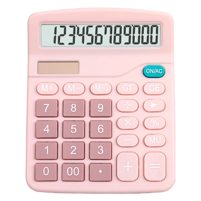Calculator for Students, Solar Dual Power Supply Student Color Computer, Calculator Office Supplies