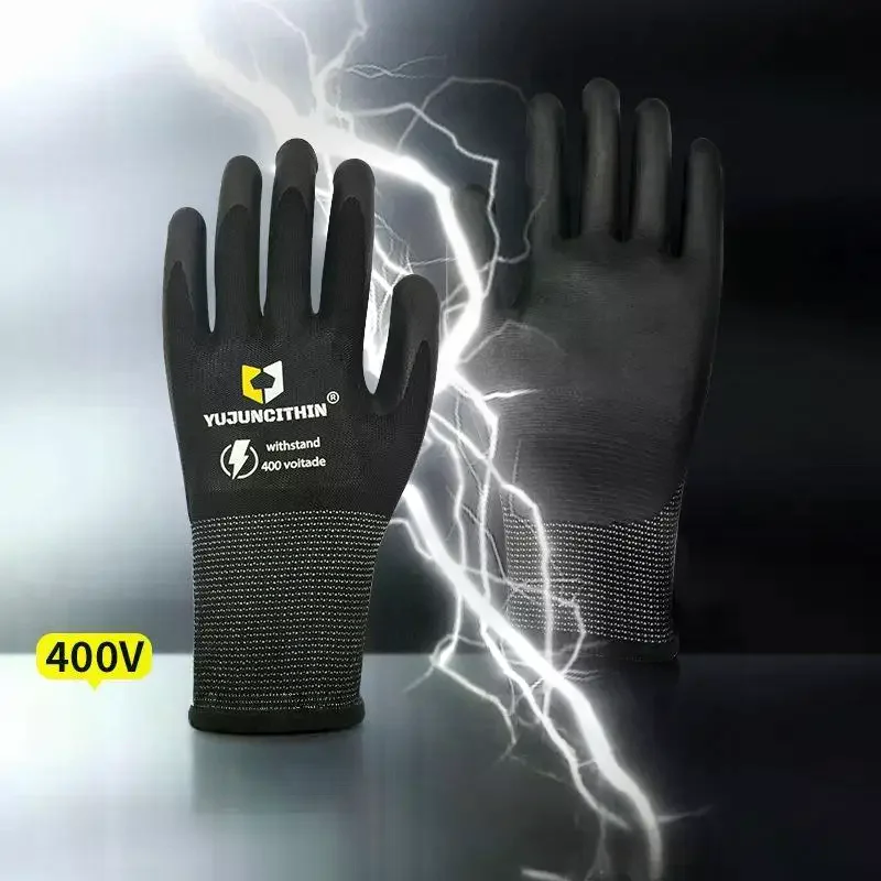 

Ultra-thin Safety Electrician Gloves 400/500V Insulated Working Gloves Nitrile Anti Electric Shock Gloves