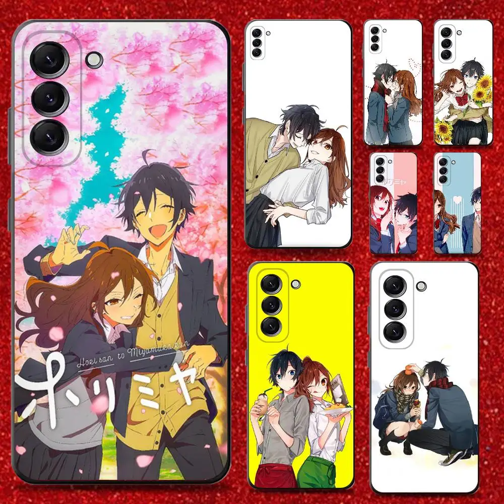 

Anime Horimiya Phone Case For Samsung Galaxy A13,A21s,A22,A31,A32,A52,A53,A71,A80,Soft Black Shell