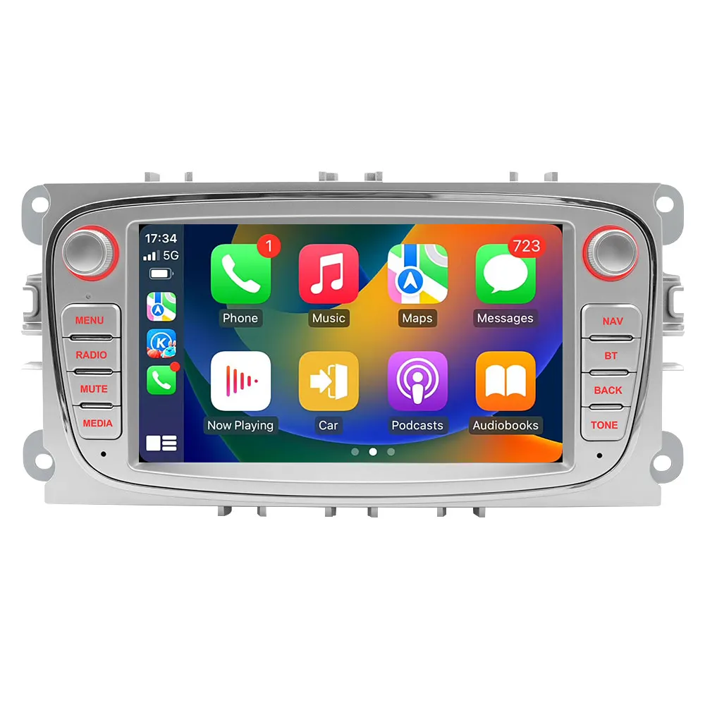 Jundof 2 din Auto Radio RDS dvd Android 12 4G LTE Car multimedia Video Player For Ford Focus Mondeo C-MAX S-MAX Galaxy II Kuga