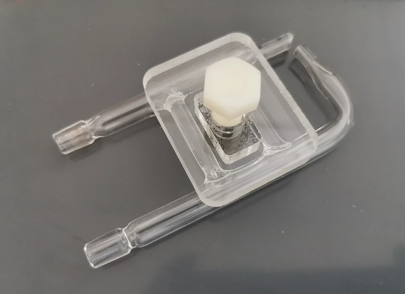 Zoutsproei Testmachine Sproeikop, Experimentele Zoutsproei Testmachine Mondstuk, Testen Machine Mondstuk Glas